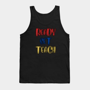 School Teacher Themed Design Tank Top